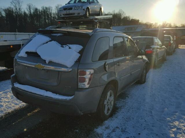 2CNDL73FX56138673 - 2005 CHEVROLET EQUINOX LT GRAY photo 4