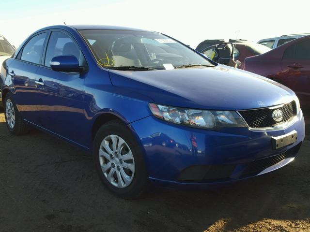 KNAFU4A21A5880813 - 2010 KIA FORTE EX BLUE photo 1