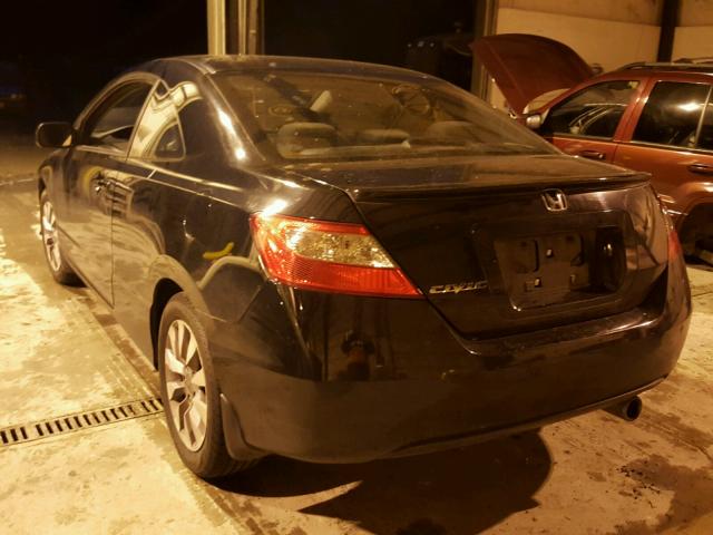 2HGFG1A81BH510678 - 2011 HONDA CIVIC EX 黑色 照片 3