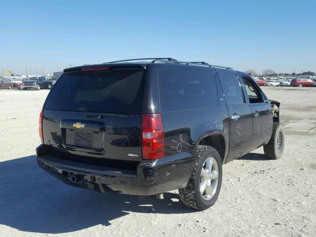 1GNFC16088J221941 - 2008 CHEVROLET SUBURBAN C BLACK photo 4