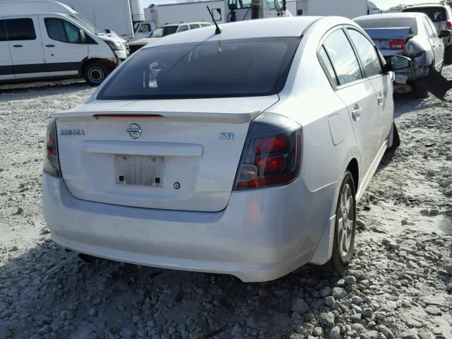 3N1AB6AP9BL693236 - 2011 NISSAN SENTRA 2.0 WHITE photo 4