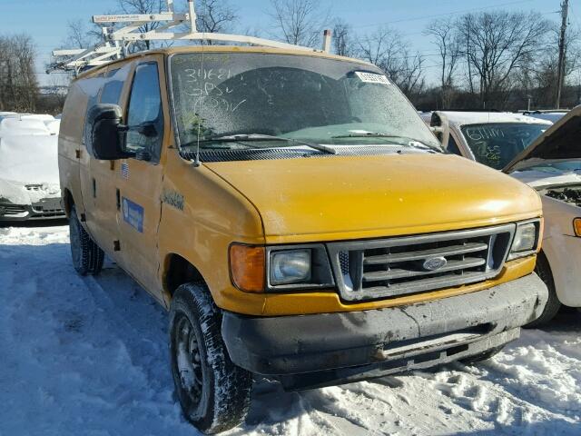 1FTNE24L47DB49117 - 2007 FORD ECONOLINE YELLOW photo 1