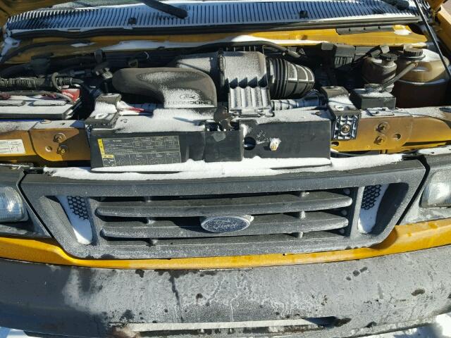 1FTNE24L47DB49117 - 2007 FORD ECONOLINE YELLOW photo 7