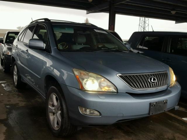 JTJHA31U040072869 - 2004 LEXUS RX 330 BLUE photo 1