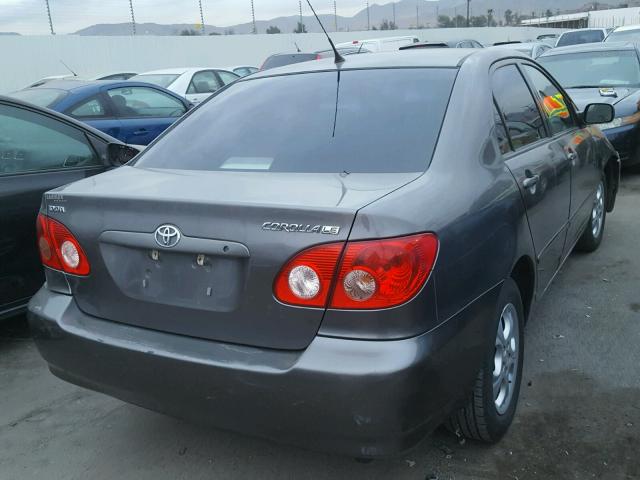 1NXBR30EX7Z908062 - 2007 TOYOTA COROLLA CE GRAY photo 4