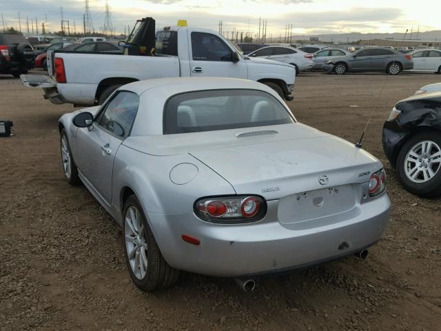 JM1NC26F170125555 - 2007 MAZDA MX-5 MIATA GRAY photo 3