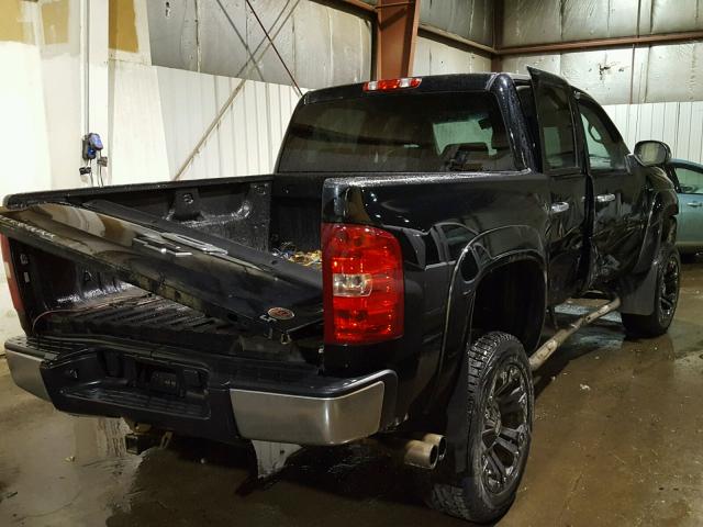 3GCEK13J78G222584 - 2008 CHEVROLET SILVERADO BLACK photo 4