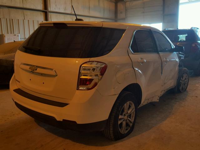 2GNALBEK4H1518119 - 2017 CHEVROLET EQUINOX LS WHITE photo 4