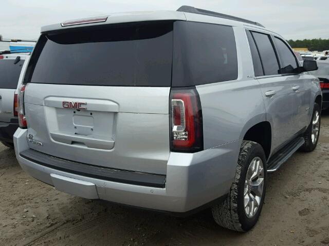 1GKS1AKC8FR688907 - 2015 GMC YUKON SLE SILVER photo 4