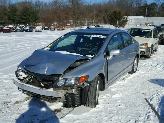 1HGFA16837L051562 - 2007 HONDA CIVIC EX GRAY photo 2