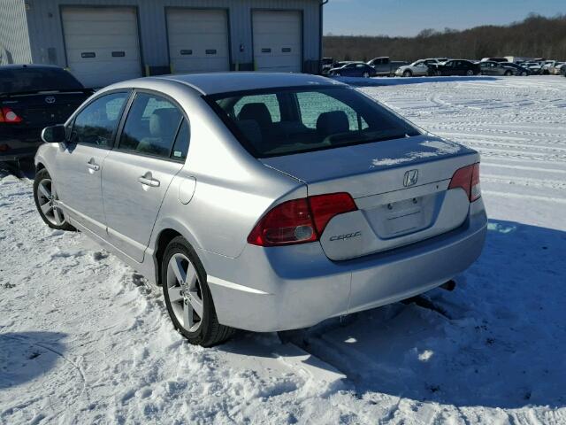 1HGFA16837L051562 - 2007 HONDA CIVIC EX GRAY photo 3