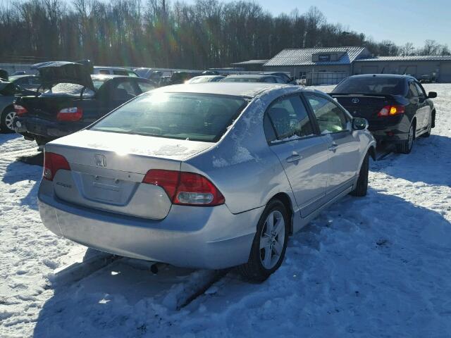 1HGFA16837L051562 - 2007 HONDA CIVIC EX GRAY photo 4