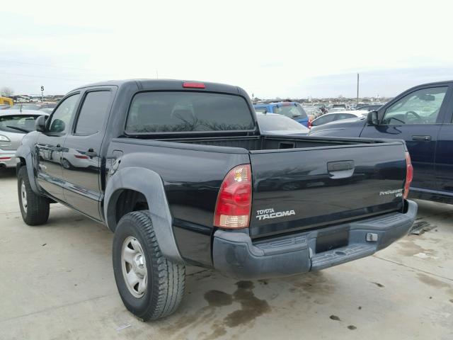 3TMJU62N86M011810 - 2006 TOYOTA TACOMA DOU BLACK photo 3