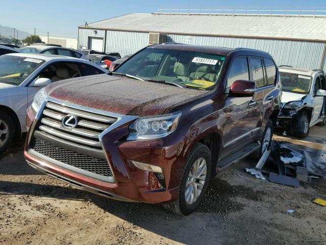 JTJBM7FX3F5115887 - 2015 LEXUS GX BASE RED photo 2