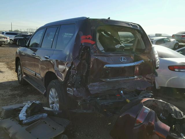 JTJBM7FX3F5115887 - 2015 LEXUS GX BASE RED photo 3