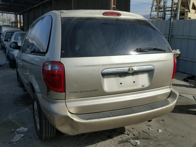 1A4GJ45R47B118426 - 2007 CHRYSLER TOWN & COU GOLD photo 3