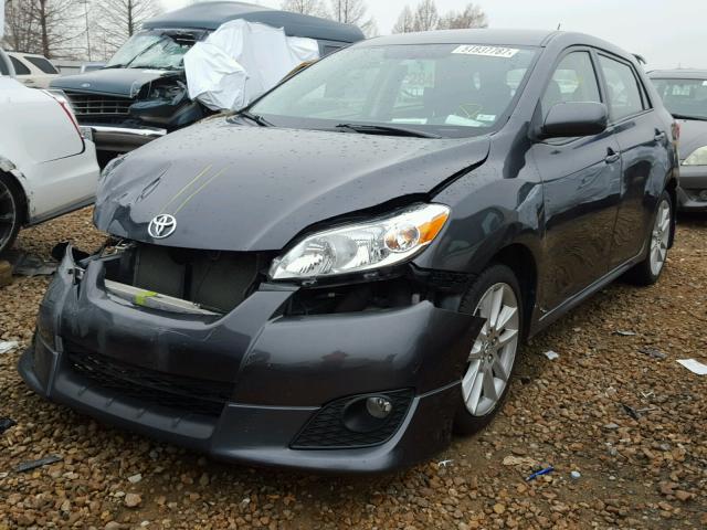 2T1GE40E59C001635 - 2009 TOYOTA COROLLA MA GRAY photo 2