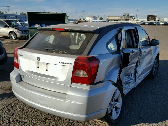 1B3CB3HA2BD269569 - 2011 DODGE CALIBER MA SILVER photo 4