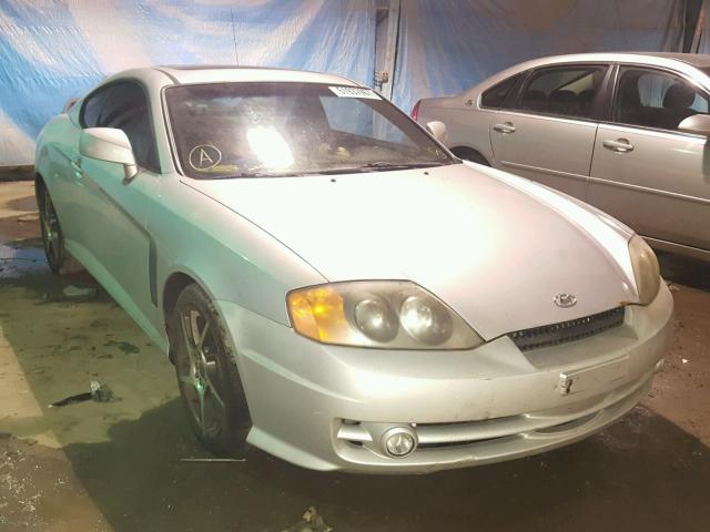 KMHHN65F44U118891 - 2004 HYUNDAI TIBURON GT SILVER photo 1