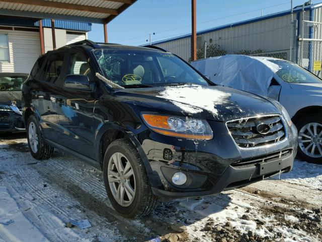 5XYZHDAG2BG045408 - 2011 HYUNDAI SANTA FE S BLACK photo 1