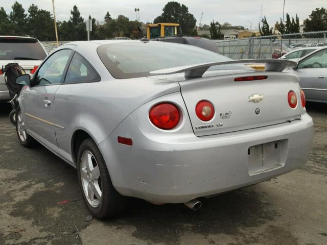 1G1AL14F457663739 - 2005 CHEVROLET COBALT LS SILVER photo 3