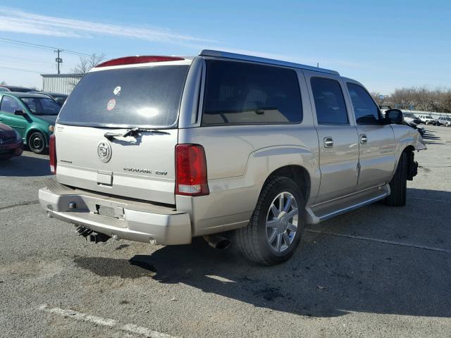 3GYFK66N34G296475 - 2004 CADILLAC ESCALADE E SILVER photo 4