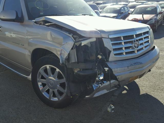 3GYFK66N34G296475 - 2004 CADILLAC ESCALADE E SILVER photo 9