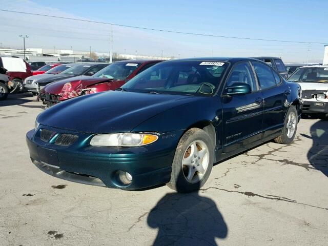 1G2WP52K0VF352862 - 1997 PONTIAC GRAND PRIX TURQUOISE photo 2