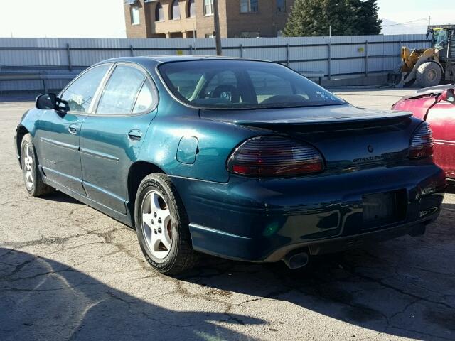 1G2WP52K0VF352862 - 1997 PONTIAC GRAND PRIX TURQUOISE photo 3