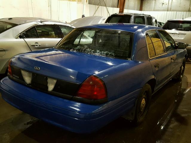 2FAFP71W87X132717 - 2007 FORD CROWN VICT BLUE photo 4