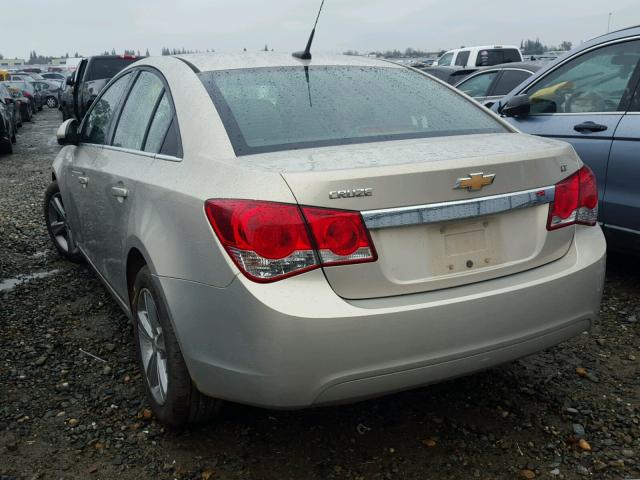 1G1PG5SC6C7107220 - 2012 CHEVROLET CRUZE LT TAN photo 3