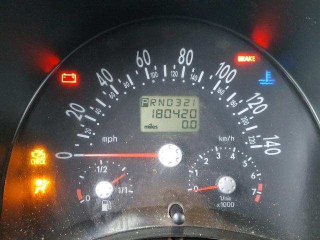 3VWCC21C4YM501908 - 2000 VOLKSWAGEN NEW BEETLE 银色 照片 8