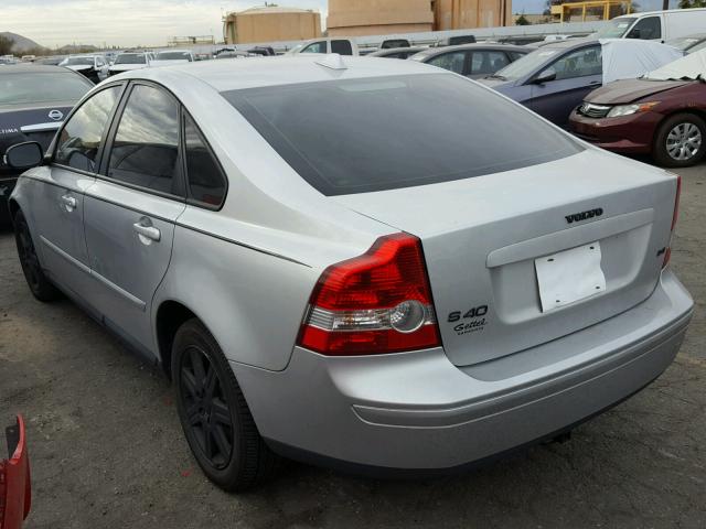 YV1MS382672259524 - 2007 VOLVO S40 2.4I SILVER photo 3