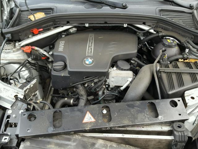 5UXWX9C53G0D70291 - 2016 BMW X3 XDRIVE2 SILVER photo 7