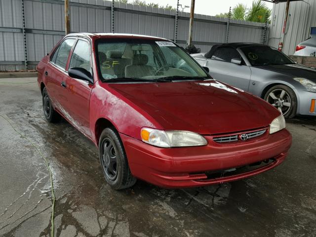 2T1BR12E8XC195875 - 1999 TOYOTA COROLLA VE RED photo 1