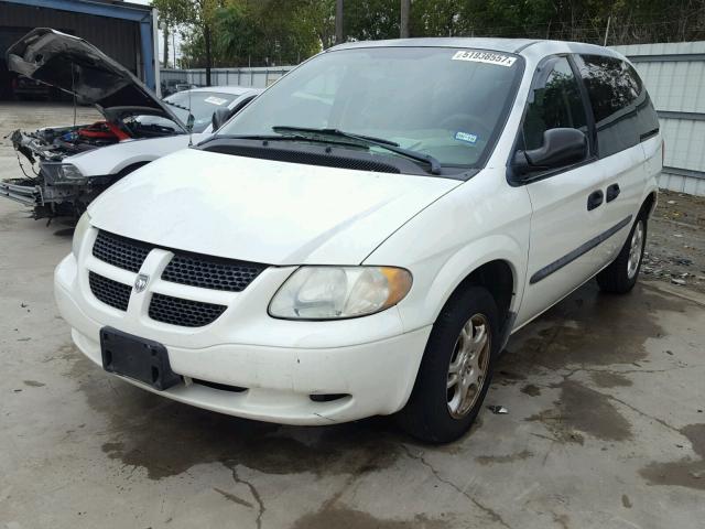 1D4GP25353B217581 - 2003 DODGE CARAVAN SE WHITE photo 2