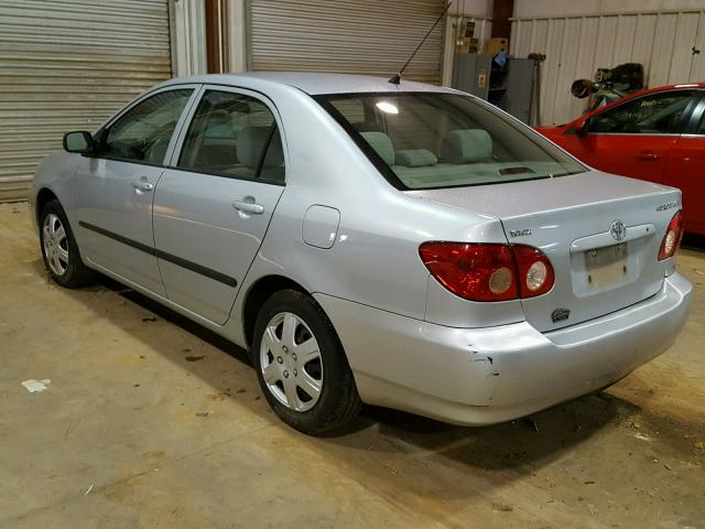 1NXBR32EX5Z492279 - 2005 TOYOTA COROLLA CE SILVER photo 3