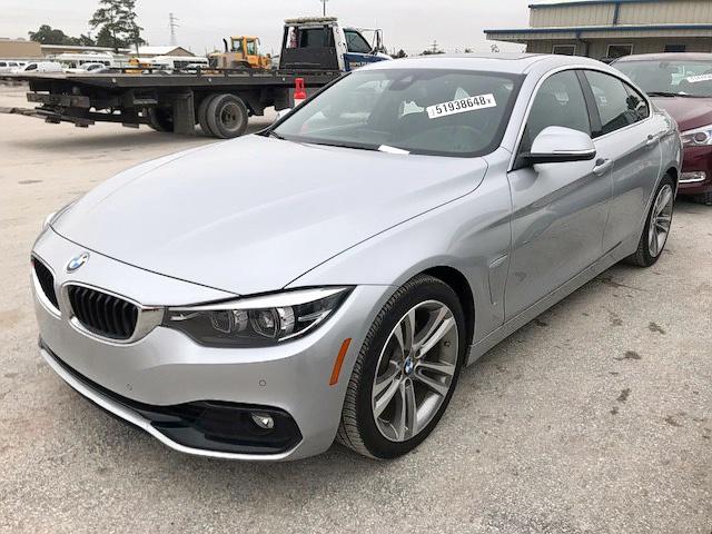 WBA4J1C51JBG79505 - 2018 BMW 430I GRAN SILVER photo 2