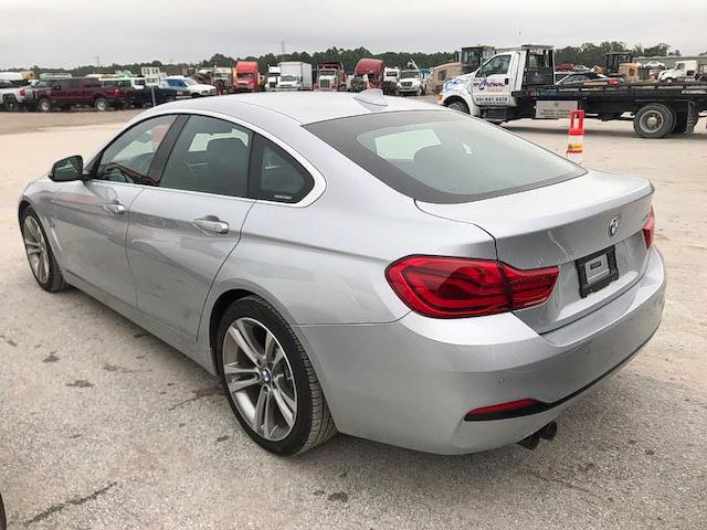 WBA4J1C51JBG79505 - 2018 BMW 430I GRAN SILVER photo 3