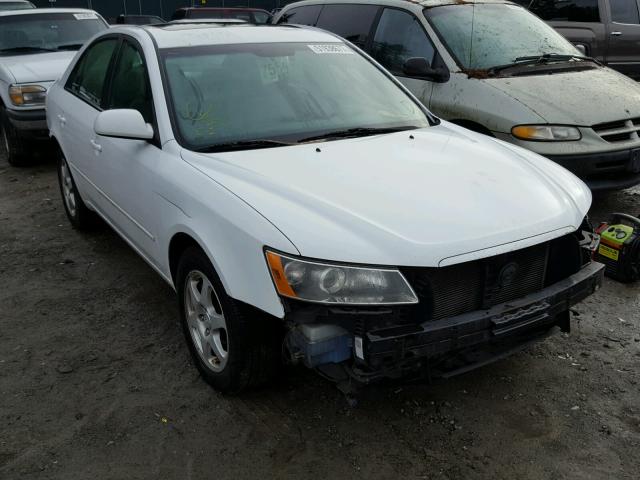 5NPEU46F36H142321 - 2006 HYUNDAI SONATA GLS WHITE photo 1