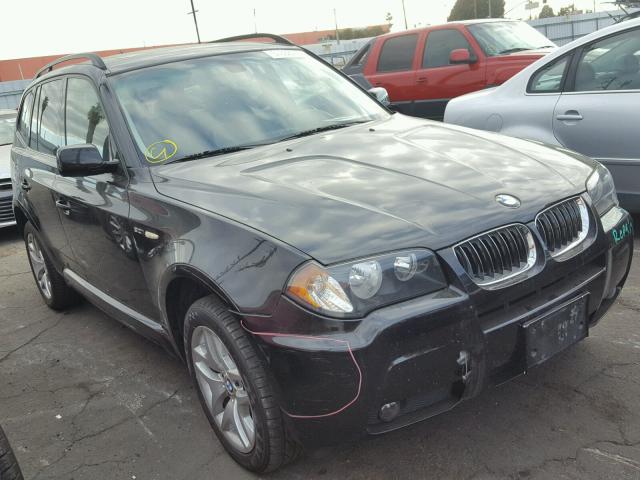 WBXPA93486WG76531 - 2006 BMW X3 3.0I BLACK photo 1