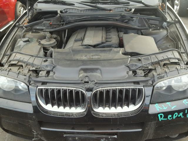 WBXPA93486WG76531 - 2006 BMW X3 3.0I BLACK photo 7