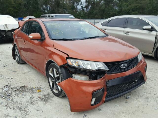 KNAFW6A35A5271352 - 2010 KIA FORTE SX ORANGE photo 1