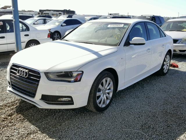 WAUAFAFL3FN034257 - 2015 AUDI A4 PREMIUM WHITE photo 2