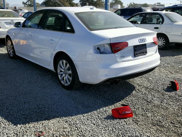 WAUAFAFL3FN034257 - 2015 AUDI A4 PREMIUM WHITE photo 3