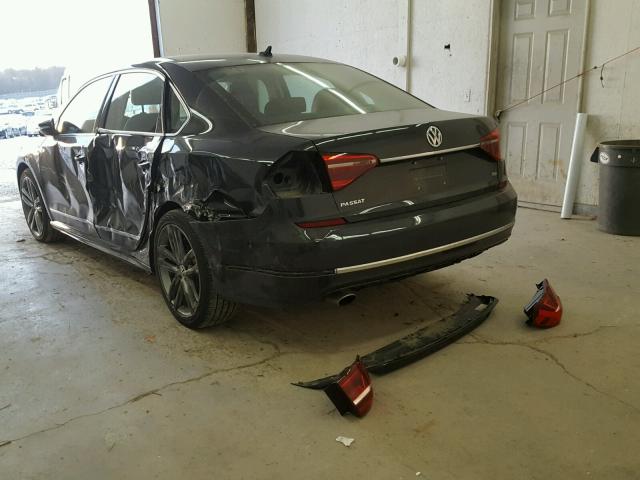 1VWDT7A33HC036881 - 2017 VOLKSWAGEN PASSAT R-L GRAY photo 3