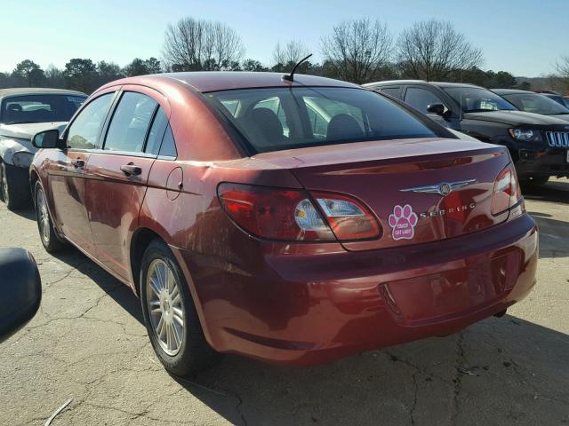 1C3LC56K57N533408 - 2007 CHRYSLER SEBRING TO RED photo 3