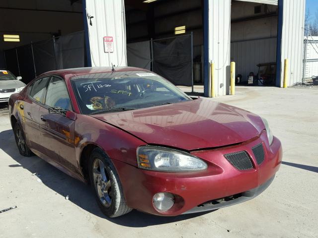 2G2WR524141105013 - 2004 PONTIAC GRAND PRIX BURGUNDY photo 1