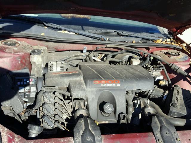 2G2WR524141105013 - 2004 PONTIAC GRAND PRIX BURGUNDY photo 7
