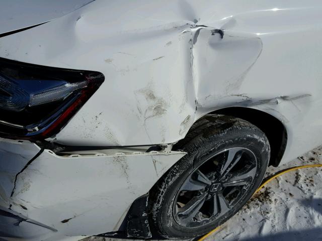 2HGFG3B82FH518501 - 2015 HONDA CIVIC EX თეთრი ფოტო 9